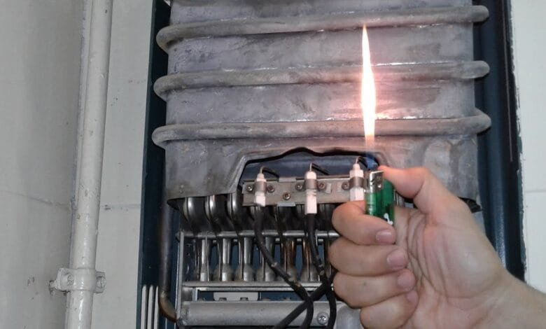 سخان غاز يونيفرسال لا يشتعل